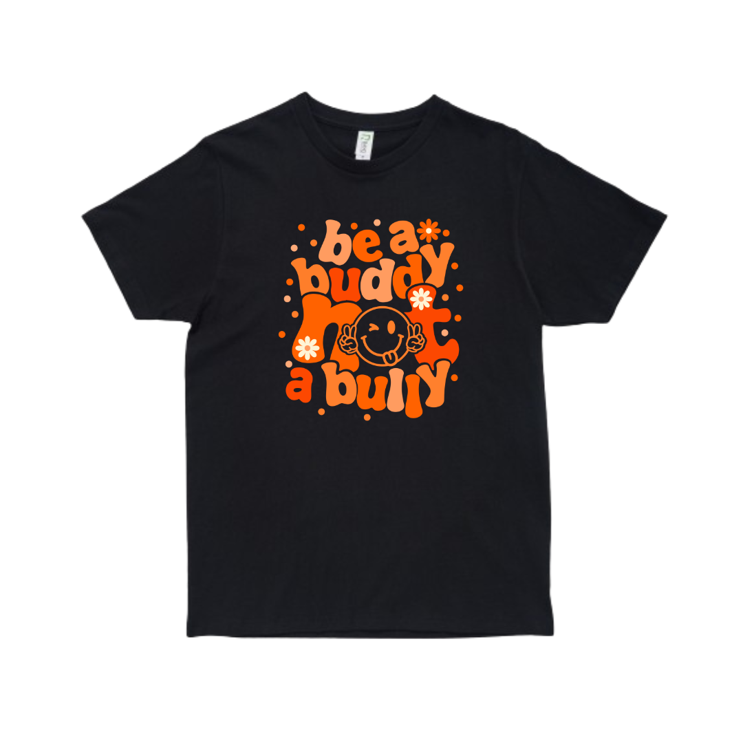Be a buddy not a bully Retro Kids T-Shirt - Sizes 00 -16