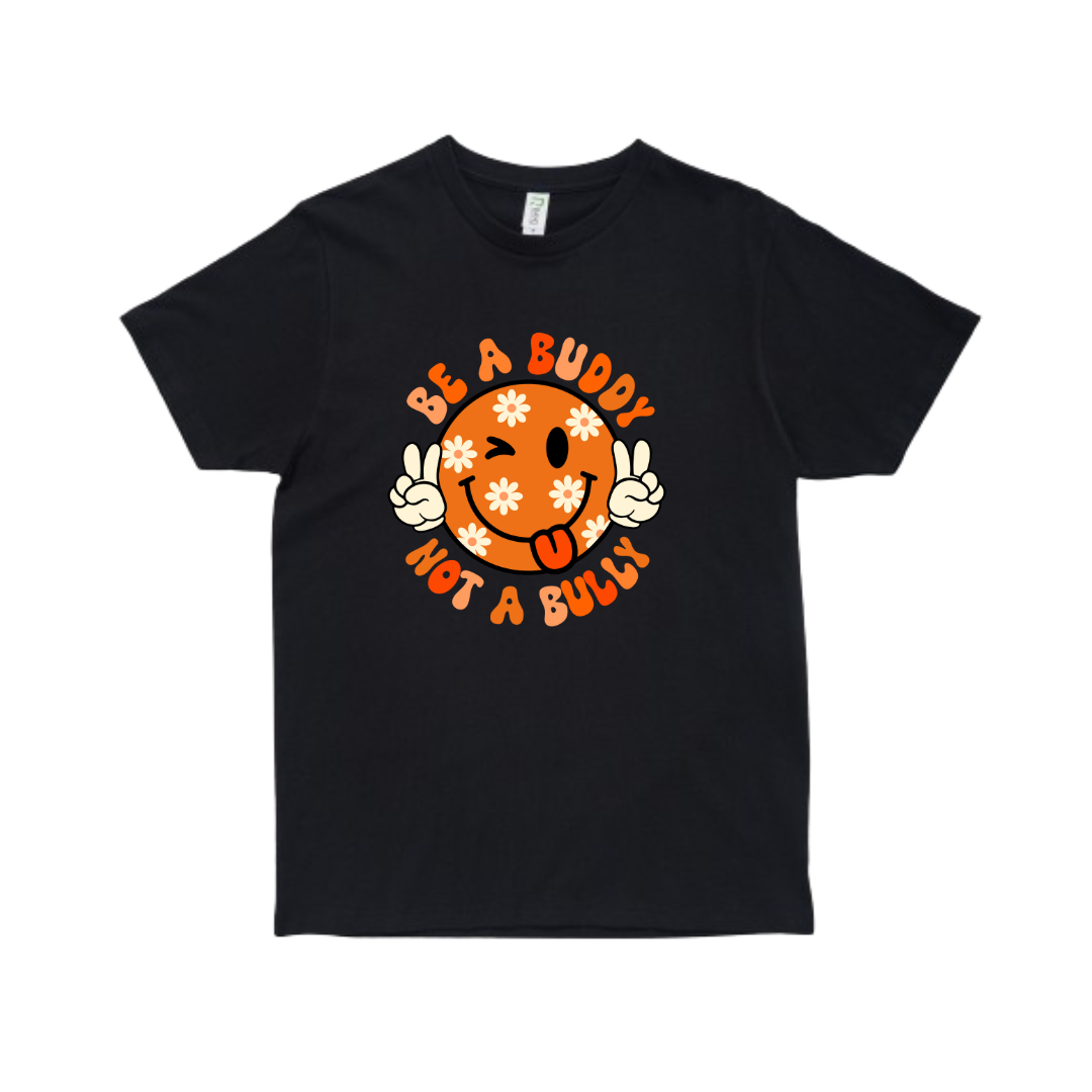 Be a buddy not a bully Retro Kids T-Shirt - Sizes 00 -16