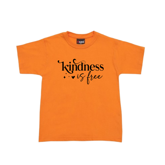 Kindness is free Kids T-Shirt - Sizes 00 -16