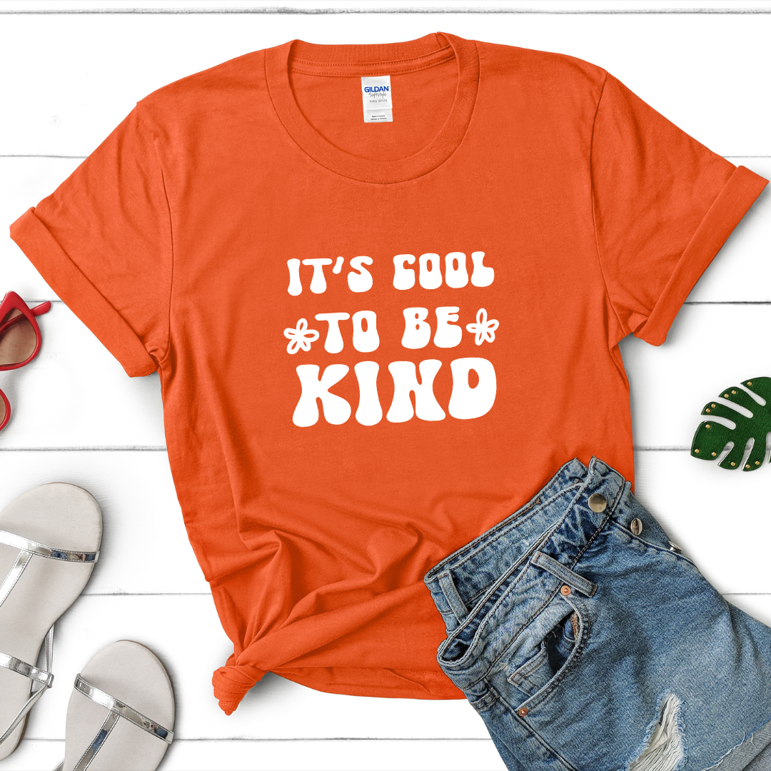 It’s Cool To Be Kind Printed Unisex T-Shirt