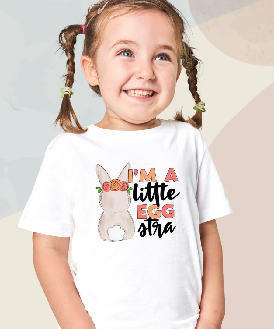 I’m a little eggstra Kids T-Shirt - Size 0-6