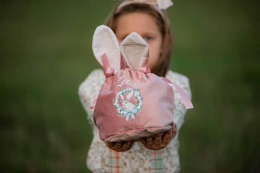 Easter Bunny Velvet Bag