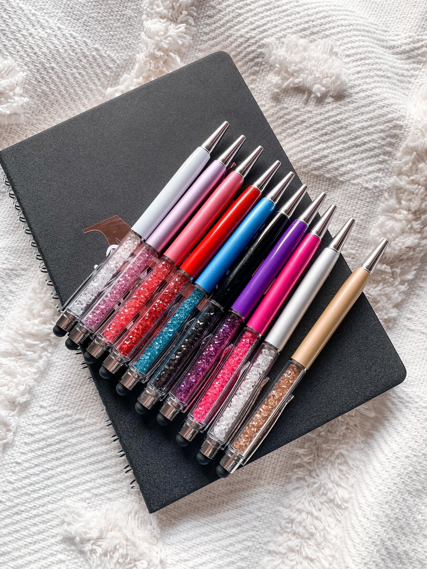 Personalised Glitter Pen with Stylus