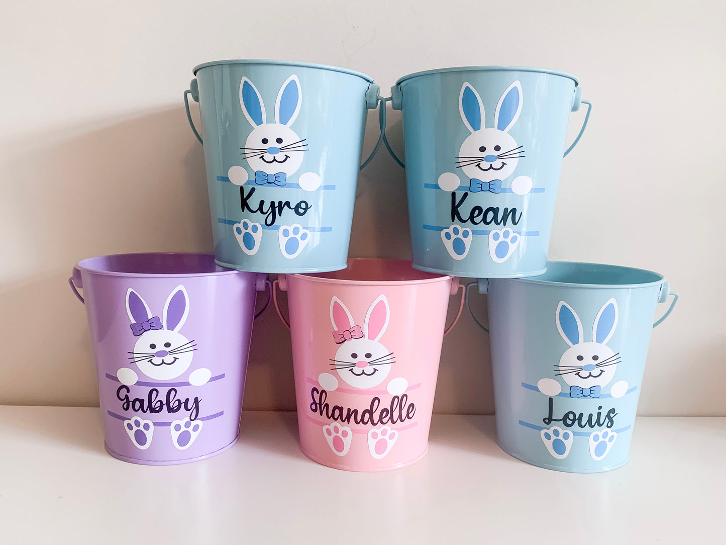 Easter Bucket - Split Bunny Design